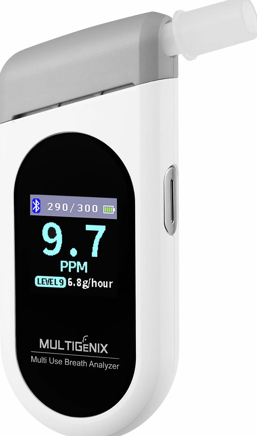 KETOSCAN MultiGenix Medidor de cetosis - mide cetonas en el aliento, dispositivo de prueba profesional para dieta cetogénica
