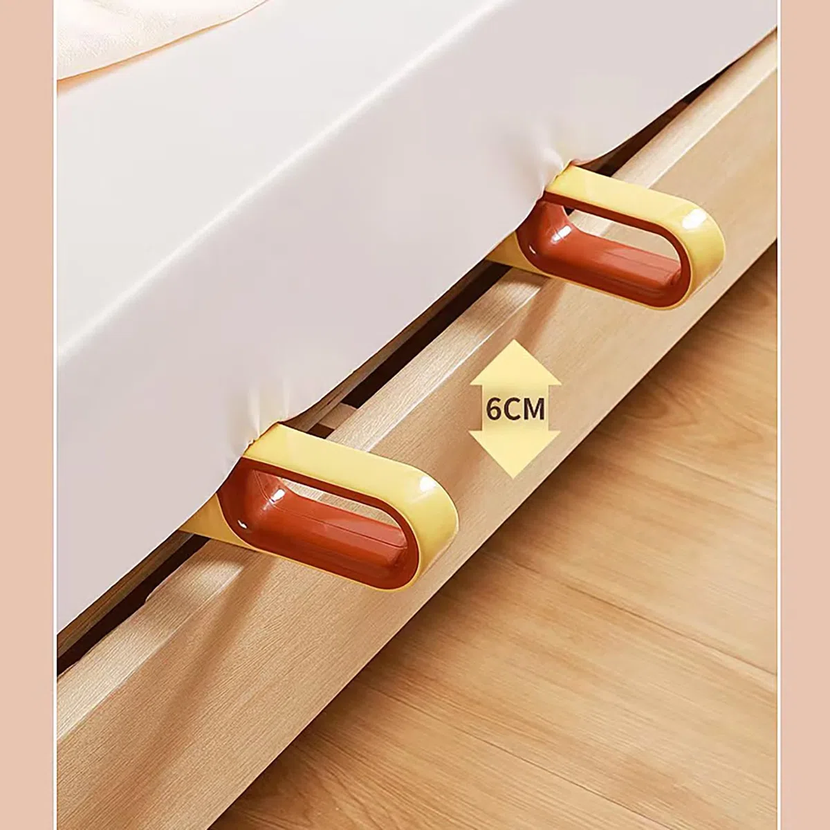 Elevador De Colchonescol Choneselevador Protector Organizador Herramientas Ayuda para Sábanas - 2 Unidades, Amarillo, Cambiar la Ropa Cama Herramienta Cuña Elevar Colchon