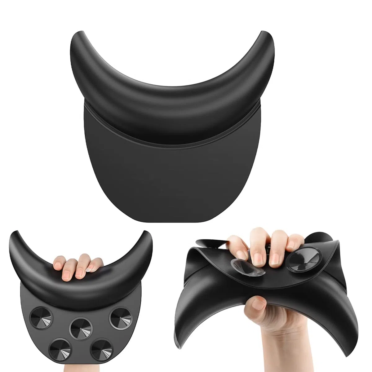 Almohadillas de Silicona Suaves para la Cabeza del Lavado del Descanso del Cuello del salón para lavabos de SPA