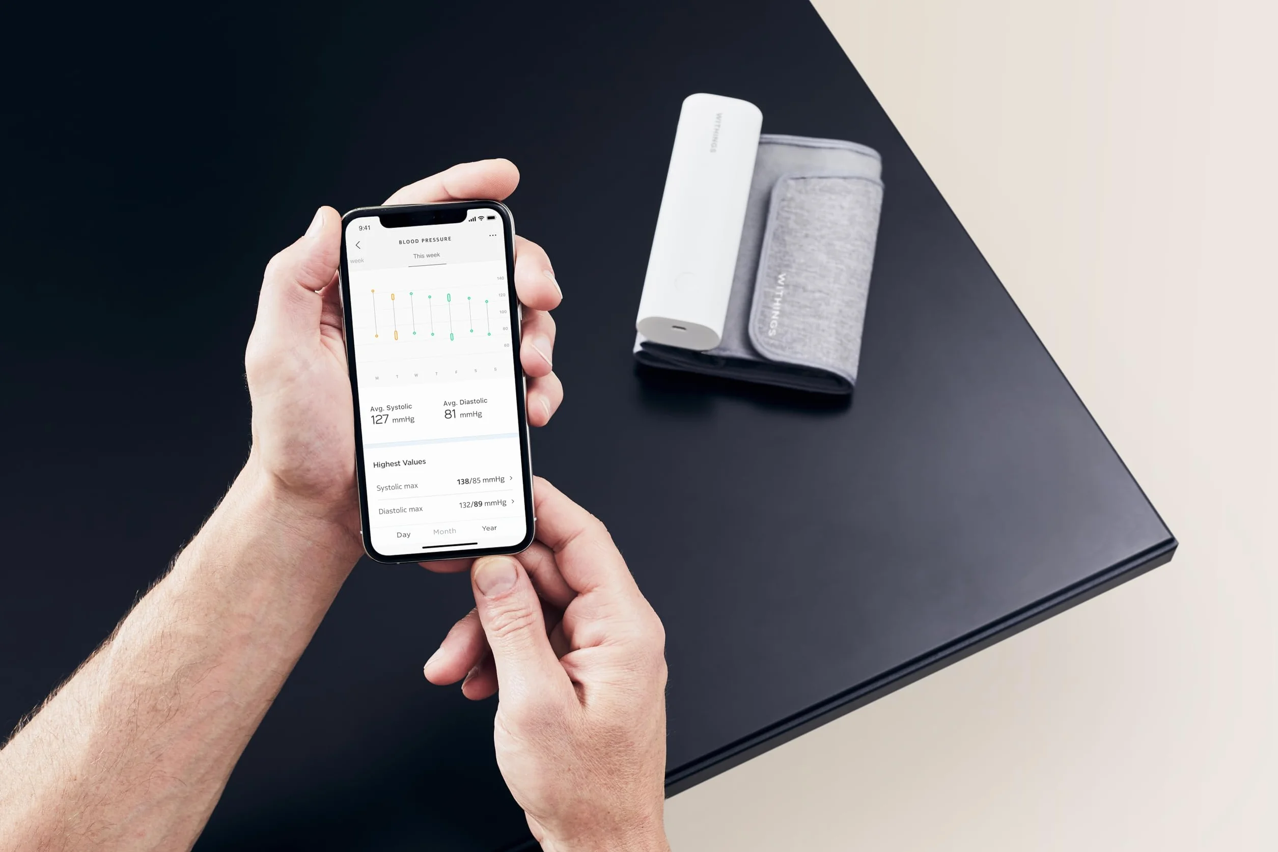 Withings BPM Connect Tensiómetro de brazo digital Bluetooth Wifi