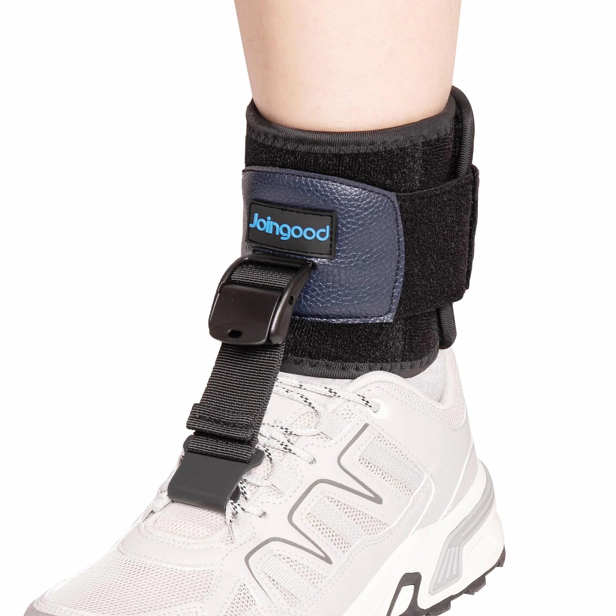 Soporte de Caída Pie para Caminar con Zapatos,Soporte Caido Pie Hacia arriba Ayuda a Levantar Zapatos,Férula Pie Caido pie Dorsiflexionado,Ortesis Pie Caido para Pie Izquierdo y Derecho(L/XL)