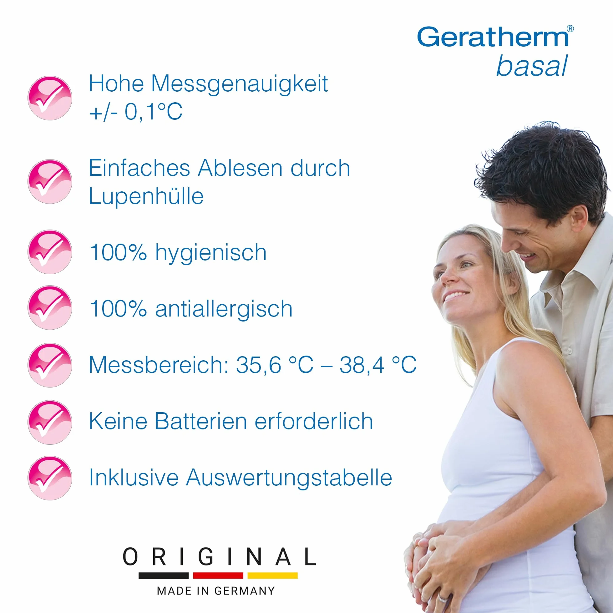 Geratherm - Termómetro basal analógico