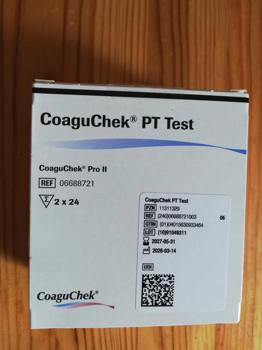CoaguChek PT - Tiras de prueba para Pro II System (2 x 24 pruebas)