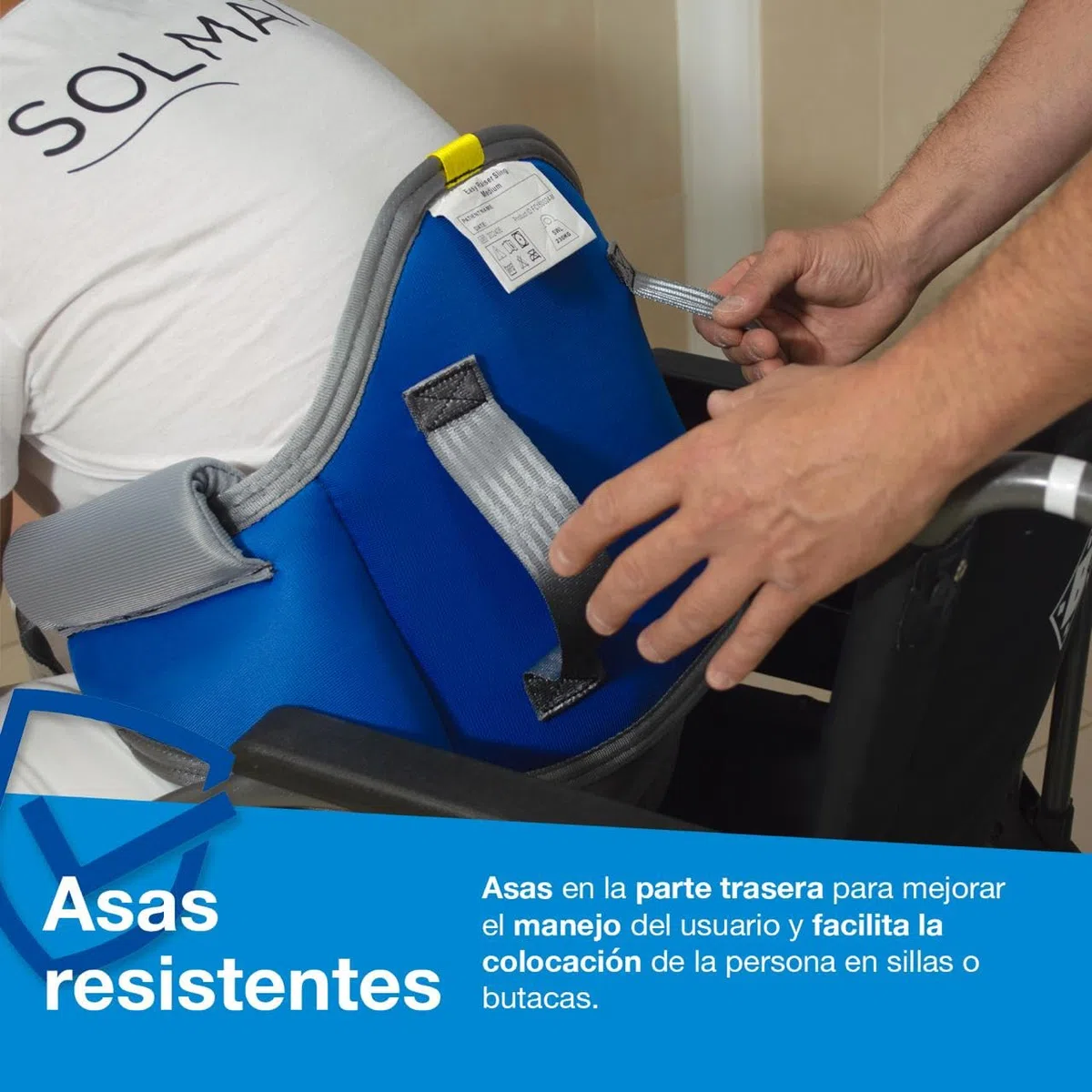 Genérico Arnes Bipedestación XXL, Arnes personas Bipedestacion, Solmats, Arnes Solmats grúa bipedestación, Arnes grúa Solmats. TALLA XXL 230 kg