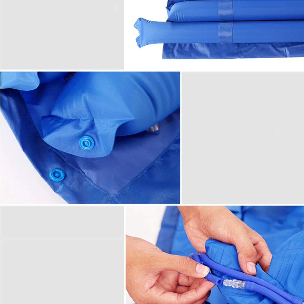 Colchón Antiescaras Ensanchado, Cómodo Colchón Presión Aire Alternante con Bomba, Almohadilla para Colchón Alivio Presión, Airbag Desmontable, Prevención Y Alivio De Úlceras por Presión (110cm/43.3in)