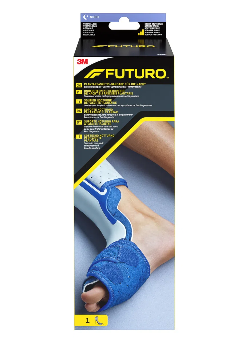 Futuro Soporte Nocturno para Fascitis Plantar, Ajustable, Estabiliza el Pie de Forma Cómoda y Segura durante la Noche