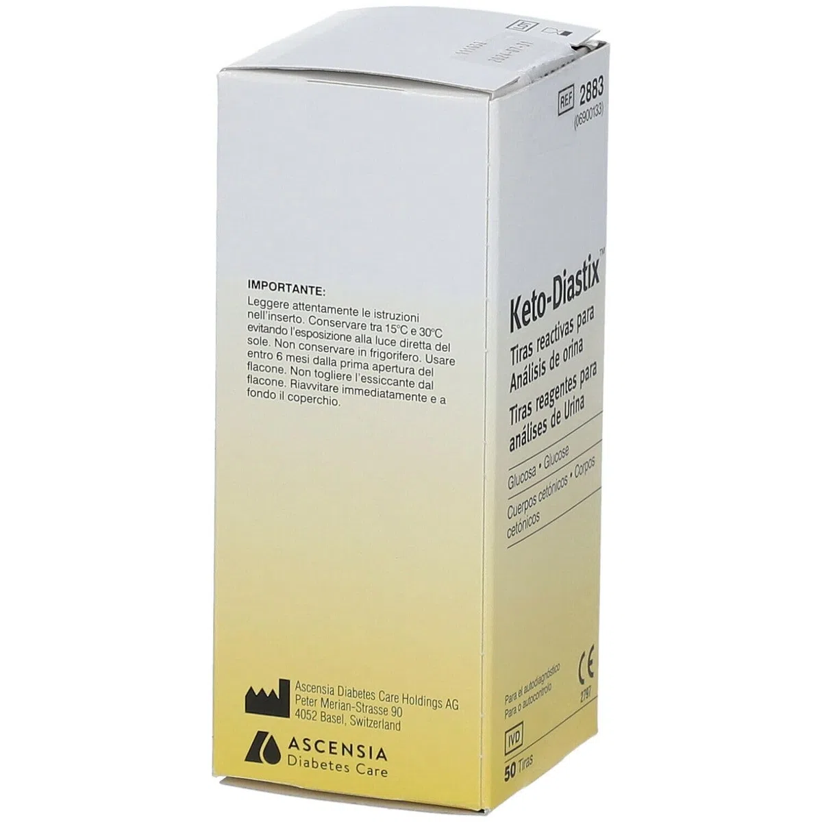 KETODIASTIX 50 TIRAS AMES REF.2883 BAYER