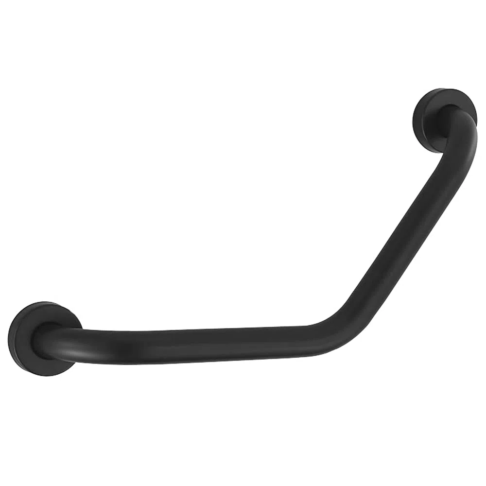 Asa de Seguridad para Baño Barra Soporte Ducha Acero Inoxidable Toallero de Ducha de Antideslizante Soporte Asidero de Ducha para Barandas para Ancianos y Niños, Negro