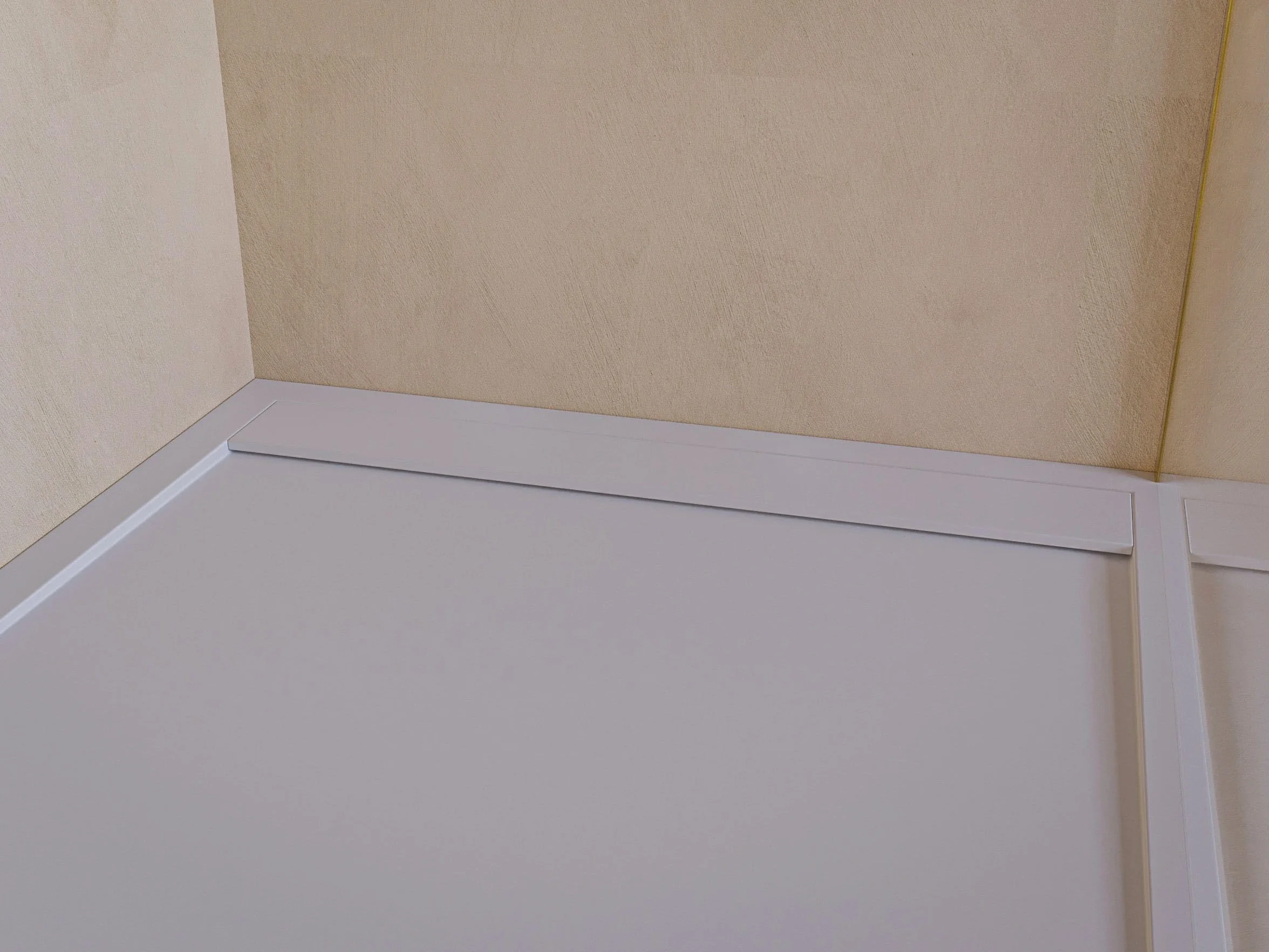 SoulHome Plato de Ducha Resina Blanco 160x90 Diseño Minimalista | Antideslizante C3, Extraplano, Resina y carga mineral, Textura Liso Piedra, Antibacteriano, Gel-coat, Incluye válvula desagüe