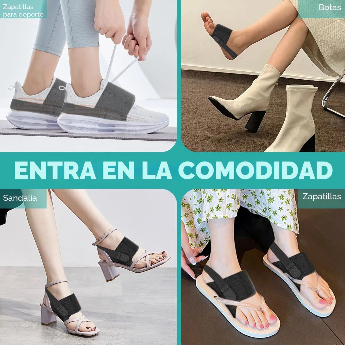 Ajustable Arco Para Soporte: con Gel Compresion Almohadilla de Aliviar Plantar Fascitis Dolor Hombre Mujer