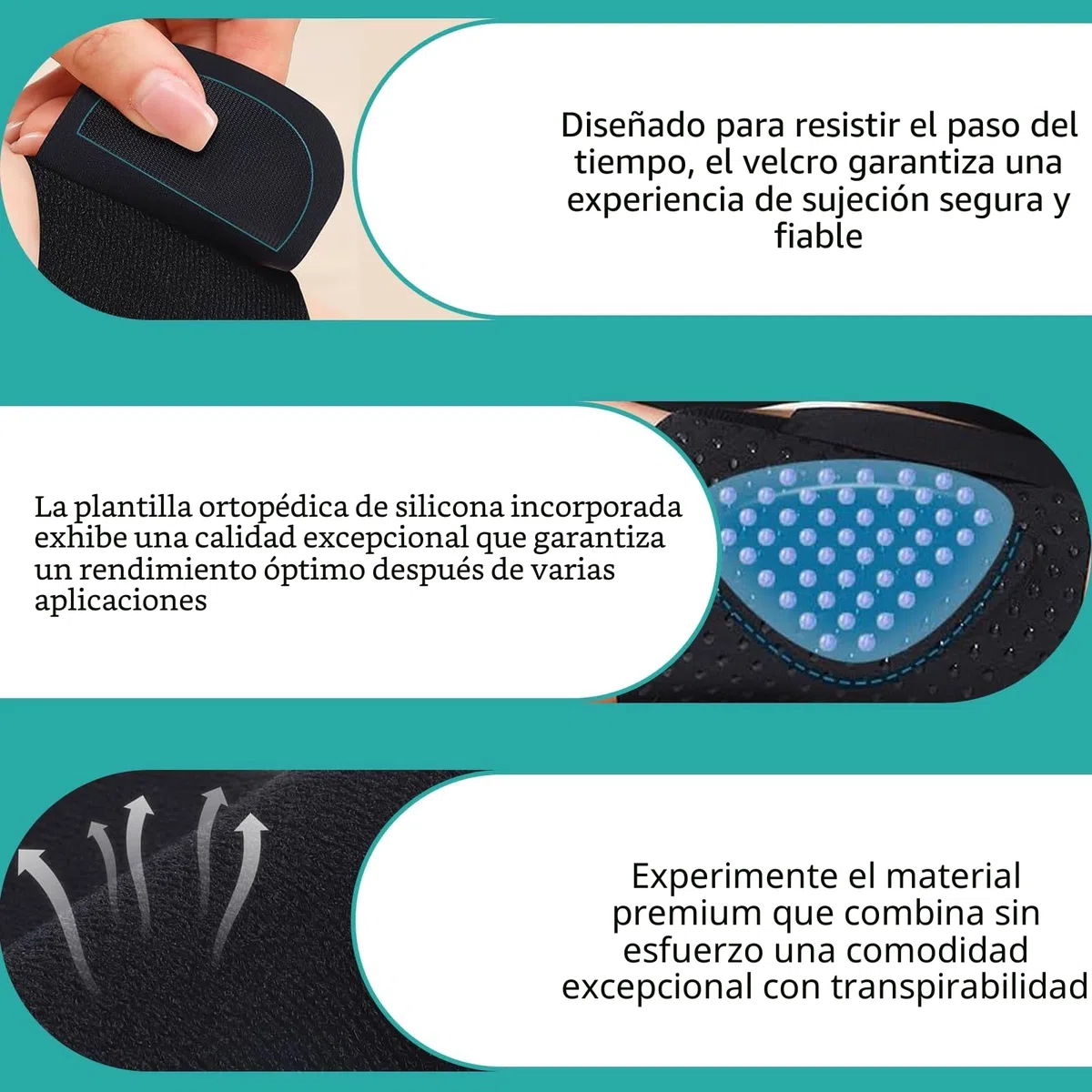 Ajustable Arco Para Soporte: con Gel Compresion Almohadilla de Aliviar Plantar Fascitis Dolor Hombre Mujer