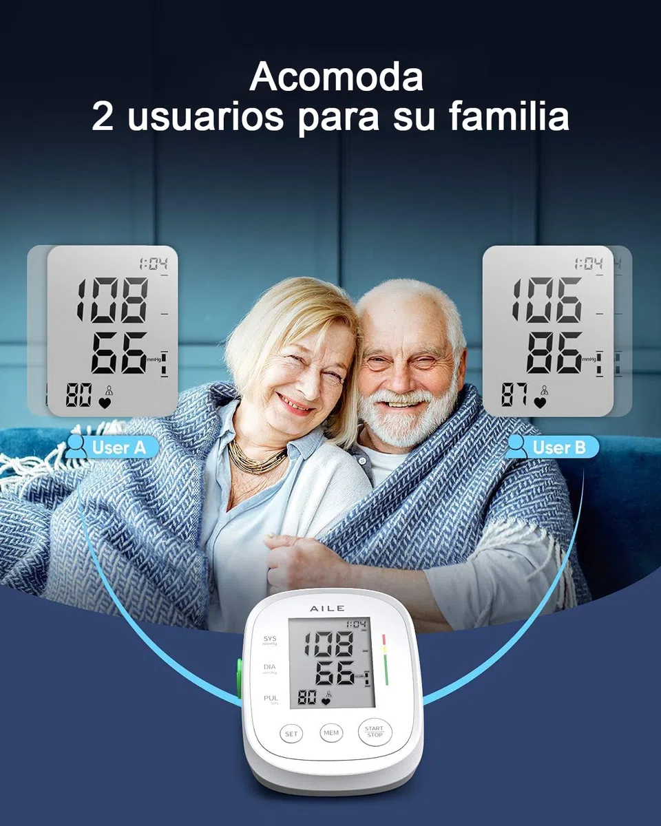 AILE Tensiómetro de Brazo Digital, Medidor Tension Arterial