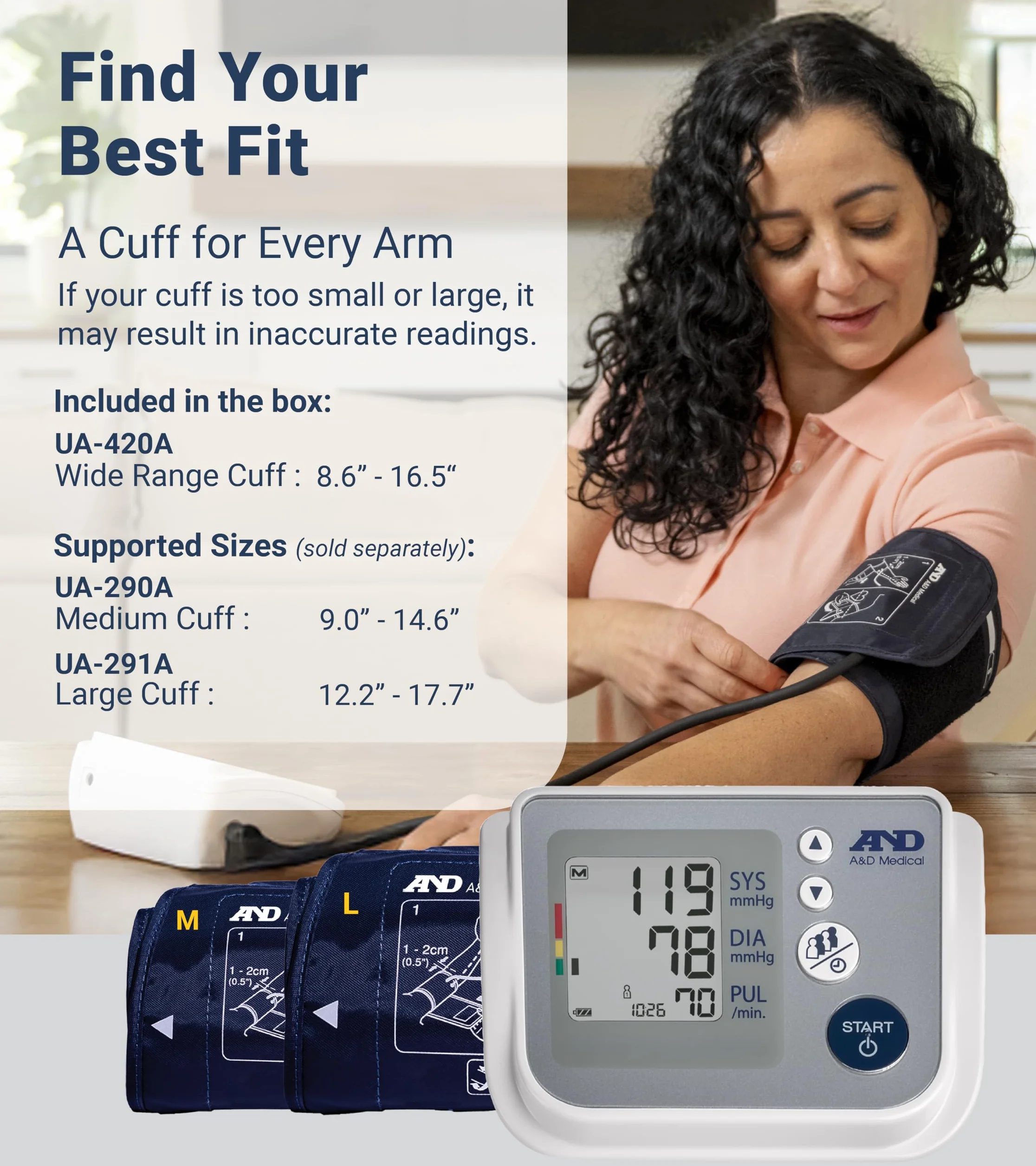 A&D Medical UA-767F Tensiómetro para brazo