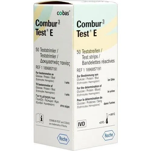Roche Diagnostics GmbH GmbH 838542 - Tiras de prueba combinadas, 50 unidades