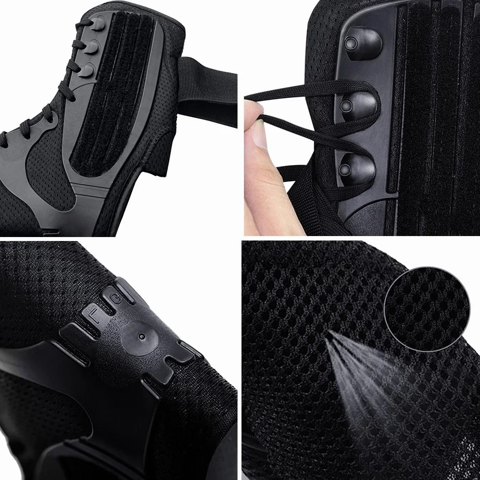 Kuangmi Tobillera Deportiva para Esguince de Tobillo, Soporte Stabilizador Ajustable, Tobilleras para Baloncesto, Running, Volleyball, Ayuda en Rehabilitación y Prevención de Lesiones, 1 unidad, L