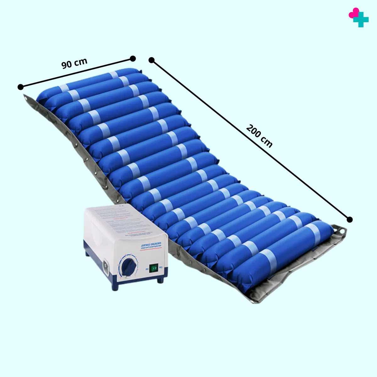 Colchón Antiescaras Tubular con Compresor 200x90. Colchón con Compresor Personas Encamadas. Prevención y Tratamiento de Úlceras. Colchon de Tubos Preventiva Cama Articulada. Colchon Antidecúbito
