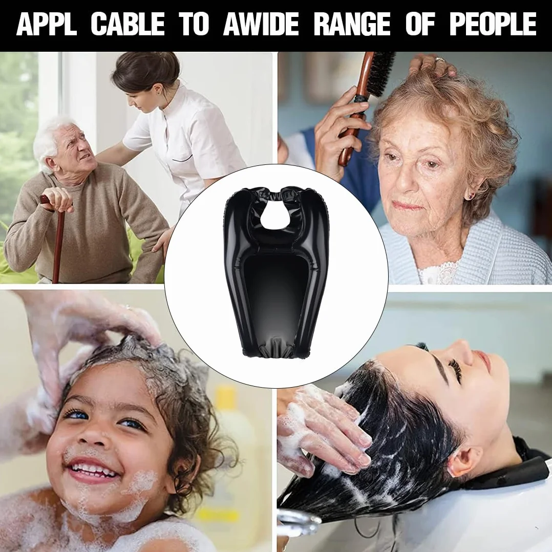Lavatesta Lavacabezas Portatil para Casa para Lavar el Cabello Lavabo Portátil para Champú en la Cama o en Silla de Ruedas para Ancianos Heridos Embarazadas para Lavar el Cabello Tintes Cortes