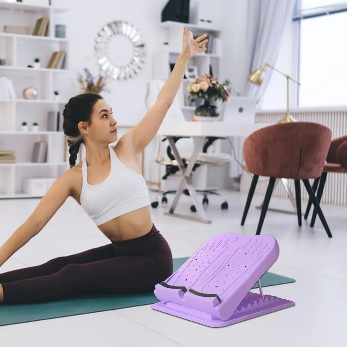 Camilla De La Pantorrilla, Tabla Inclinada Para Estirar La pantorrilla - Celeta De Estiramiento De Ternera De Inclinación Ajustable - Equipo De Entrenamiento Profesional Para Mujeres, Hombres, Ese