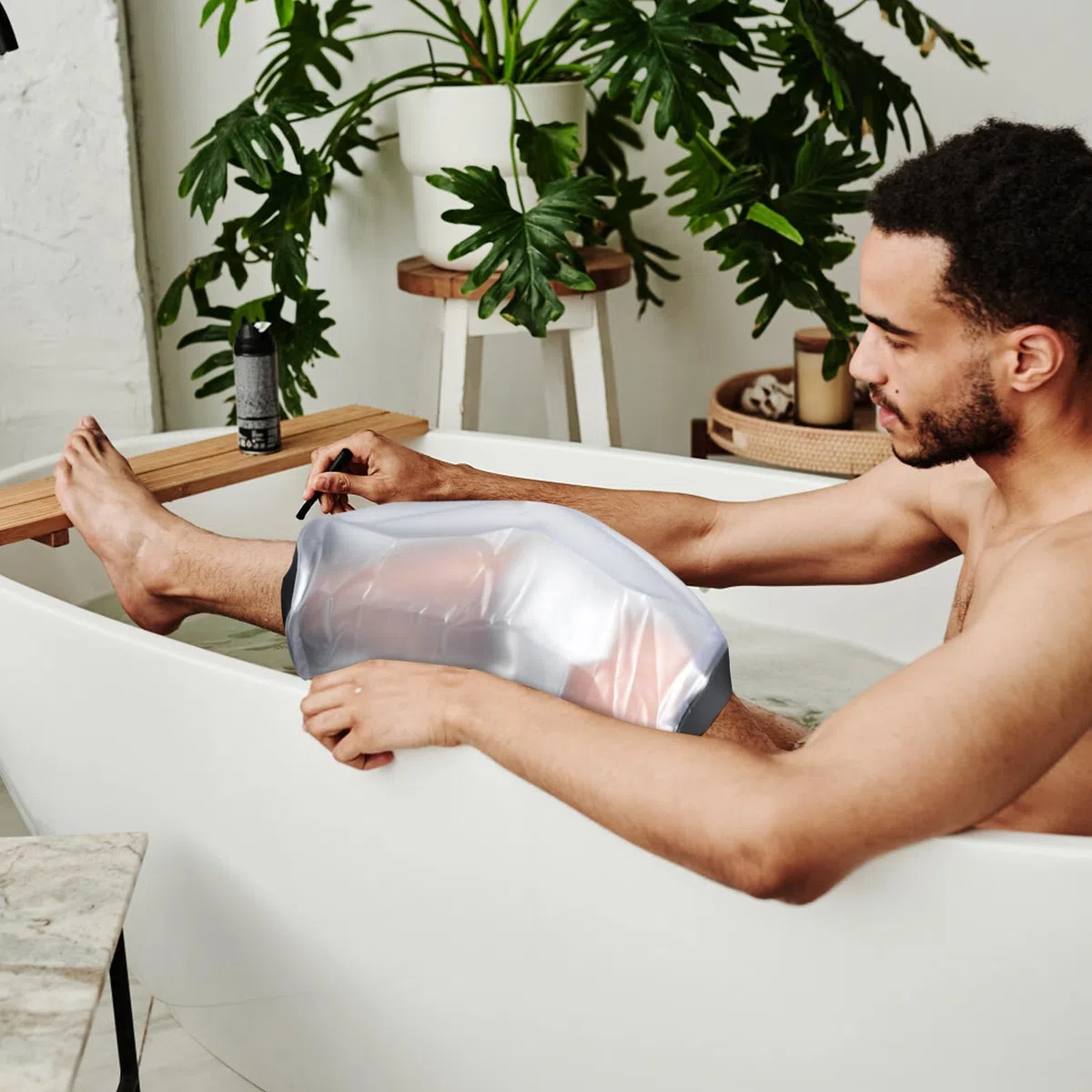 Protector PICC Brazo, Protector Escayola Brazo Niño, Adulto, Escayola, Para De Manga del Codo del Brazo y piernas, Adecuado para brazos con mayor circunferencia del brazo,y piernas,Talla L