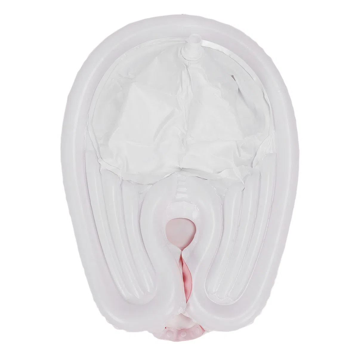 KIMISS Cuenco Inflable para champú - Fregadero Portátil para Lavar el Cabello con Manguera de Drenaje Desmontable para el Cuidado del Cabello en la Cama - Fácil de Usar, Liviano e Ideal para