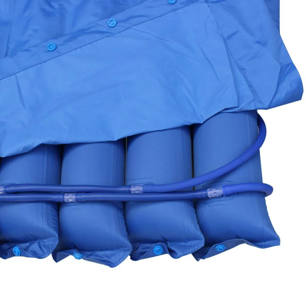 Colchón Antiescaras Ensanchado, Cómodo Colchón Presión Aire Alternante con Bomba, Almohadilla para Colchón Alivio Presión, Airbag Desmontable, Prevención Y Alivio De Úlceras por Presión (110cm/43.3in)