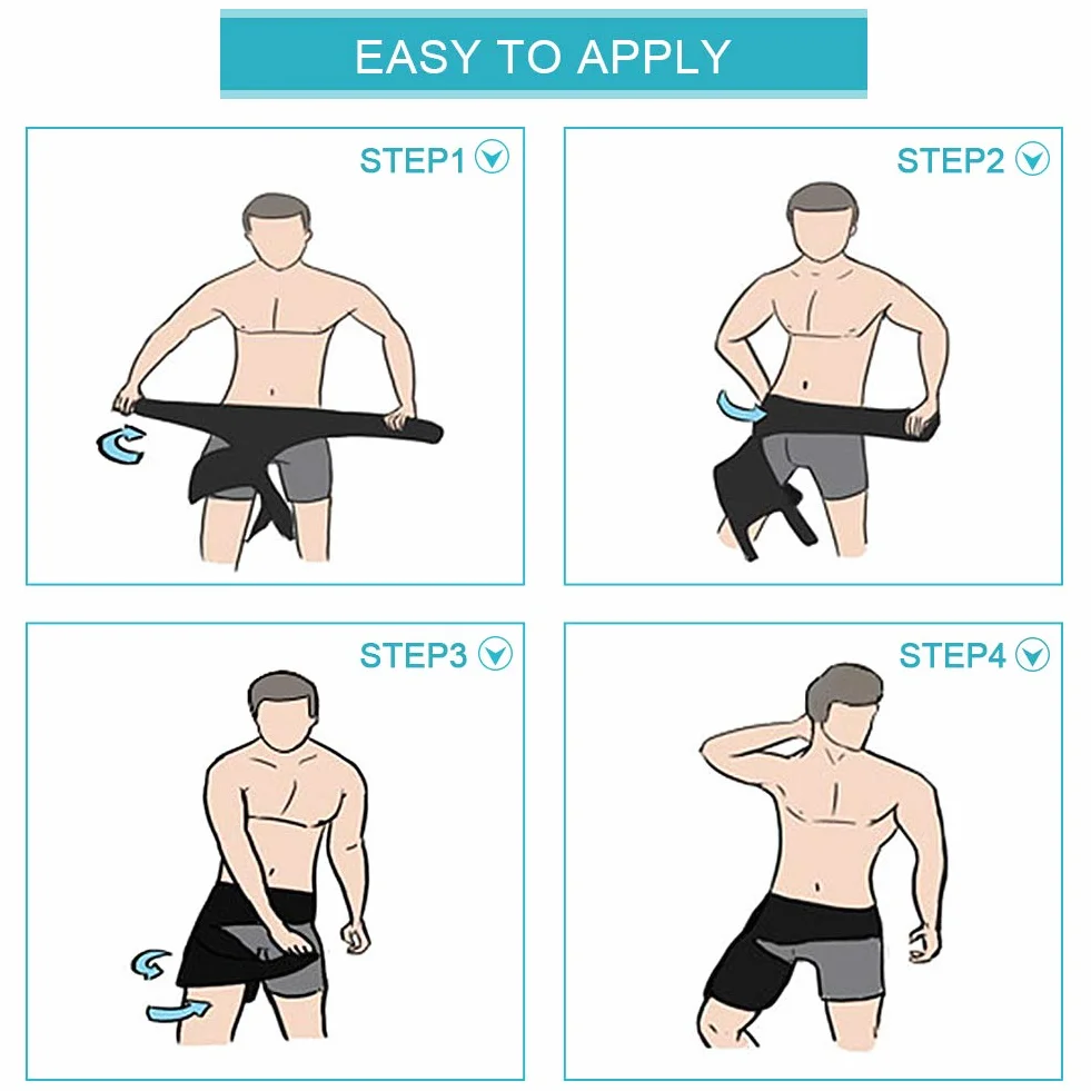 Muslera Soporte muslo, Soporte de Compresión para Cadera, Soporte para Ingle del Muslo, Manga de Compresión Muslo para Cuádriceps, Lesiones en las Articulaciones, Tensión Muscular Hombres Mujeres