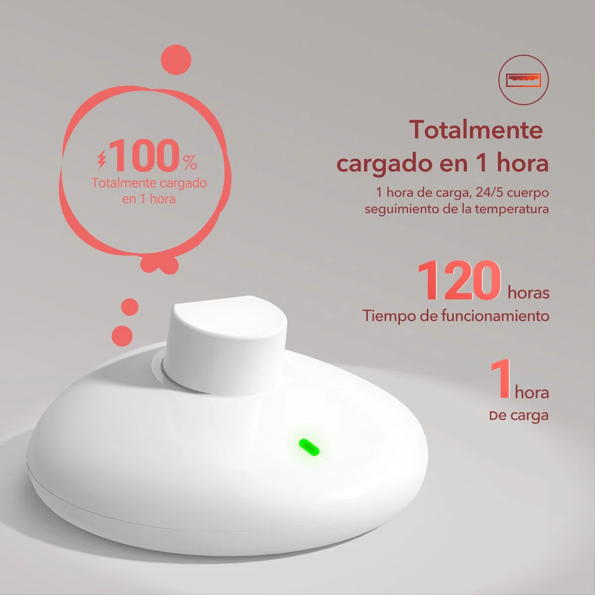 Femometer Anillo Inteligente Seguimiento Fertilidad Ovulación Sensor Temperatura Sincronización Automática Talla 8