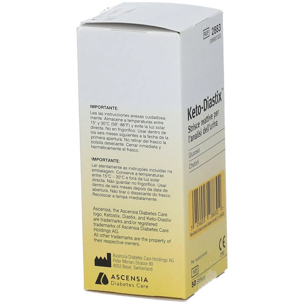 KETODIASTIX 50 TIRAS AMES REF.2883 BAYER