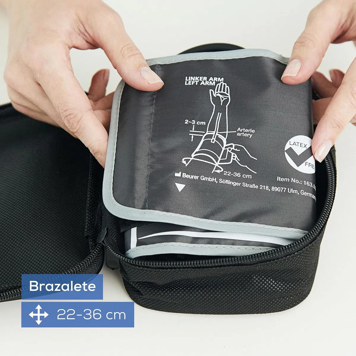 Beurer BM 35 Tensiómetro de brazo con indicador de riesgo y detección de arritmias, para circunferencias de brazo de 22-36 cm, mensaje en caso de errores de aplicación