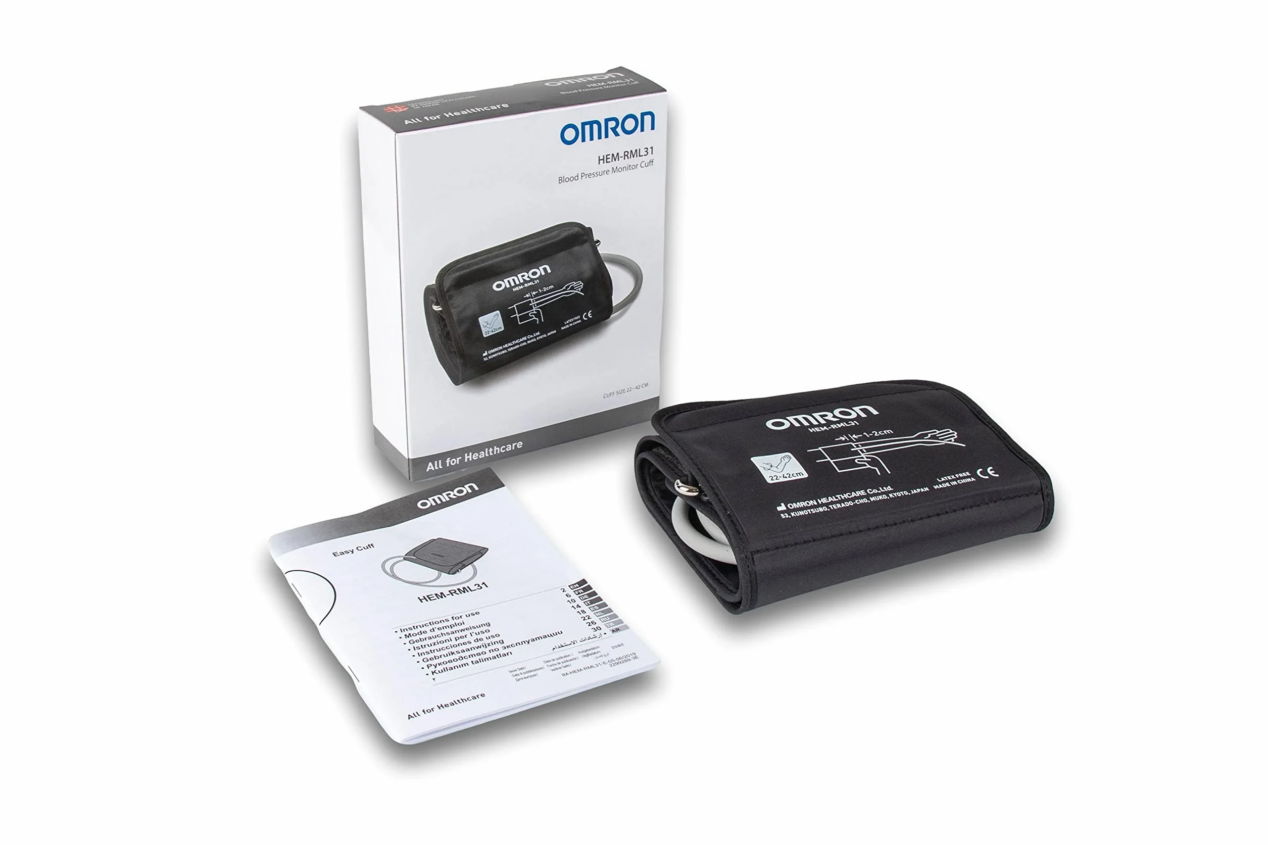 OMRON Manguito Tension Easy Negro 22-42