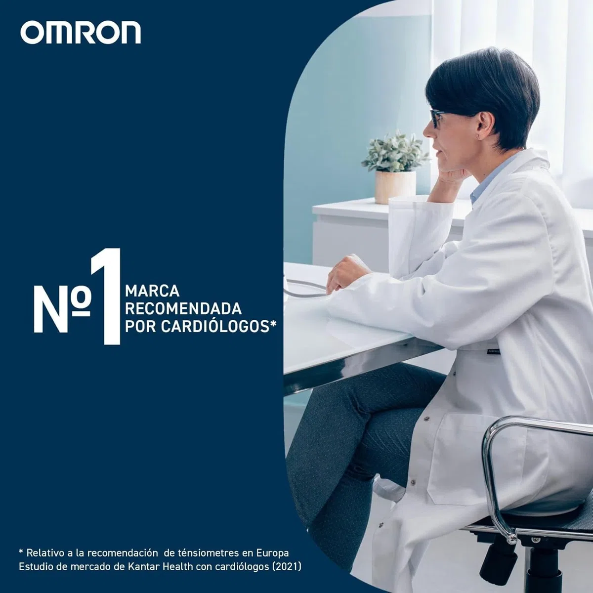 Omron M2 Basic - Tensiómetro Digital de Brazo - Precisión Profesional - Fácil de Usar - Incluye Manguito Universal -