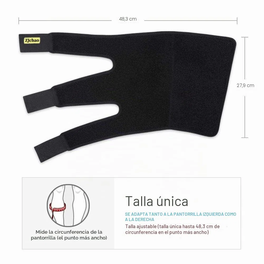 ZJchao Compresión Vendaje de la Pantorrilla compresión de la Pantorrilla, Vendaje de la Pantorrilla desgarro de Fibra Muscular Soporte de la Pantorrilla Ajustable compresión de Neopreno