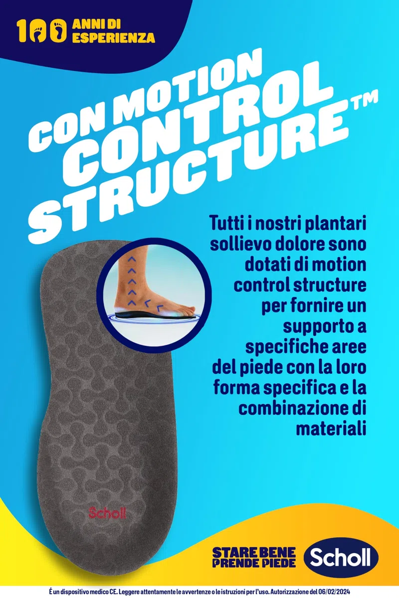 Scholl In-Balance - Plantilla de alivio del dolor de rodilla a talón, plantillas con gel amortiguador de doble capa con soporte flexible, talla S (37-39,5), 1 par