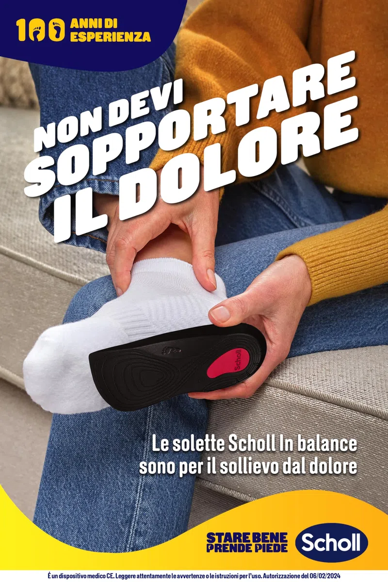 Scholl In-Balance - Plantilla de alivio del dolor de rodilla a talón, plantillas con gel amortiguador de doble capa con soporte flexible, talla S (37-39,5), 1 par